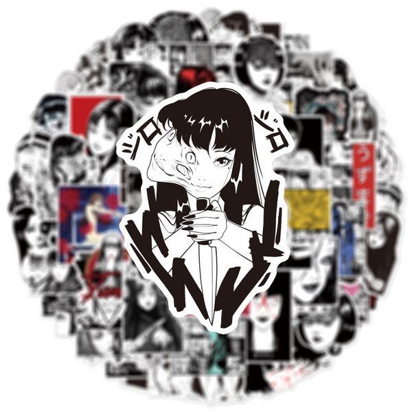 Стикерпак Дзюнди Ито Набор наклеек GeekLand Junji Ito 50 штук 2881874726 фото