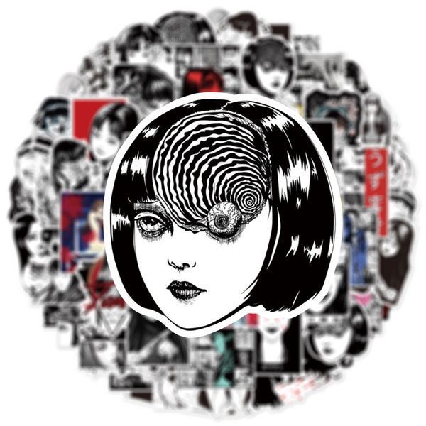 Стикерпак Дзюнди Ито Набор наклеек GeekLand Junji Ito 50 штук 2881874726 фото
