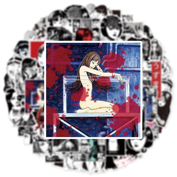Стикерпак Дзюнди Ито Набор наклеек GeekLand Junji Ito 50 штук 2881874726 фото