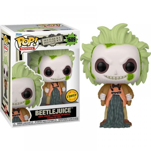 Фигурка Funko Pop Фанко Поп Битлджус Movies Beetlejuice 10 см FP B B 1689 Chase 2518977535 фото