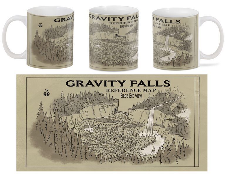 Кружка Гравити Фолз Gravity Falls Map&nbsp;GF.02.19 GF.02.19.370 фото