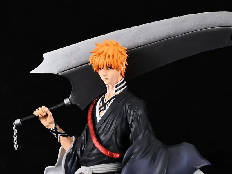 Фигурка Блич Ичиго Куросаки Bleach Kurosaki Ichigo со сменной головой 33 см CH B KI 33 CH B KI 33 фото