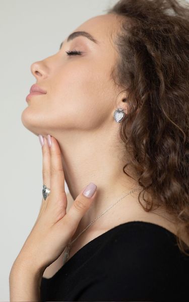 Сережки срібні дукач Ягнус U.Baro 925 33-11504S-5058s фото