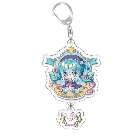 Брелок акриловий Вокалоїд Хацуне Міку Vocaloid Miku Hatsune 5 см 2462169363 фото