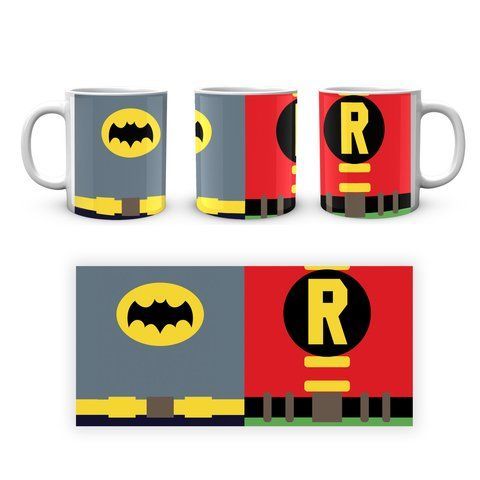Кружка GeekLand Бэтмен Batman Бэтмен и Робин Лого BM.02.344 BM.02.344 фото