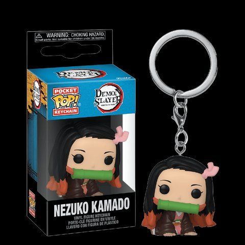Фигурка брелок Funko Pop Фанко Поп&nbsp;Demon Slayer Nezuko Клинок рассекающий демонов Нэзуко 4 см DS&nbsp;NK K DS NK K фото