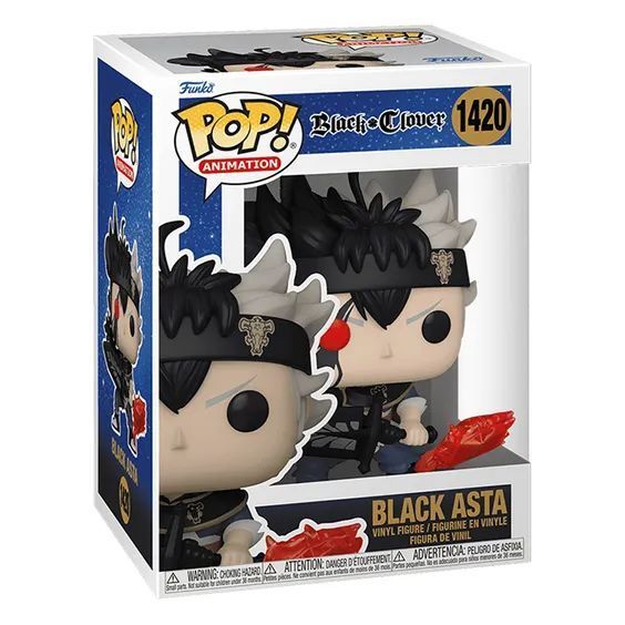 Фігурка Funko Pop Чорна конюшина Аста Black Clover Asta 10 см FP BC A 1420 2571082589 фото