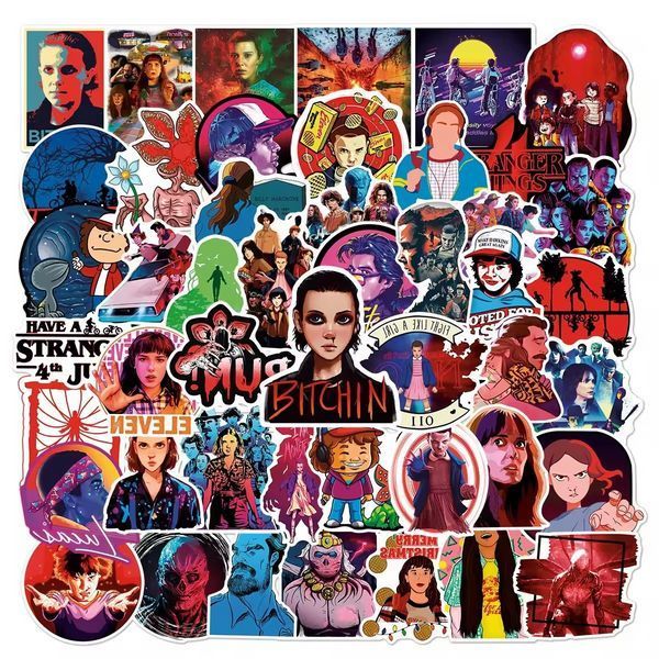 Стикерпак Очень странные дела Набор наклеек GeekLand Stranger Things 50 штук 2897339218 фото