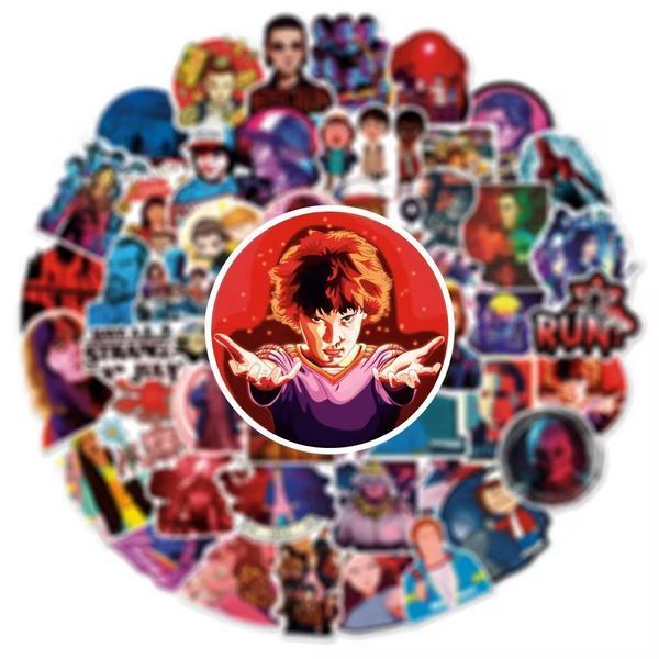 Стикерпак Очень странные дела Набор наклеек GeekLand Stranger Things 50 штук 2897339218 фото