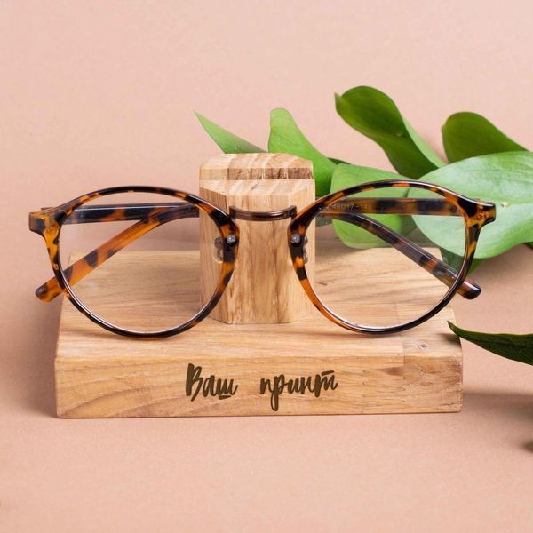 Подставка для очков "Конструктор" персонализированная, brown-brown, brown-brown BD-GLASSES-01 фото
