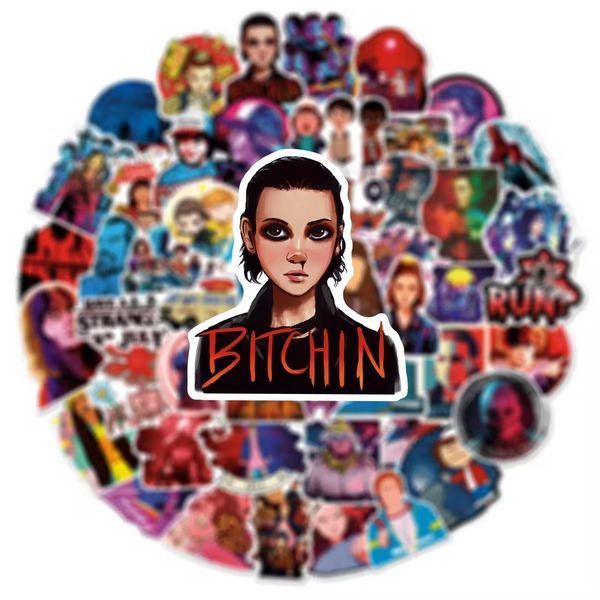 Стикерпак Очень странные дела Набор наклеек GeekLand Stranger Things 50 штук 2897339218 фото