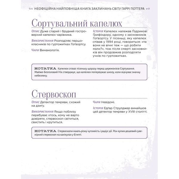 Книга Mal'opus The Harry Potter Spellbook Книга заклинань світу Гаррі Поттера українською M UU HP S 2881873170 фото