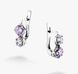 Серьги серебряные Лириды Lavender 925 Zirkon 2911958742 фото 1
