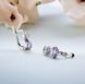 Серьги серебряные Лириды Lavender 925 Zirkon 2911958742 фото 2