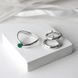 Кольцо Тонкая Материя Emerald 925 16.5 123-S04-5116k фото 2