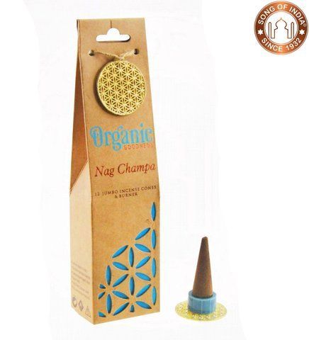 Наг Чампа Organic Goodness Ароматические конусы 2569404803 фото
