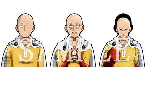 Голографическая наклейка Ванпанчмен Сайтама One Punch Man Saitama 5 см 2915988182 фото