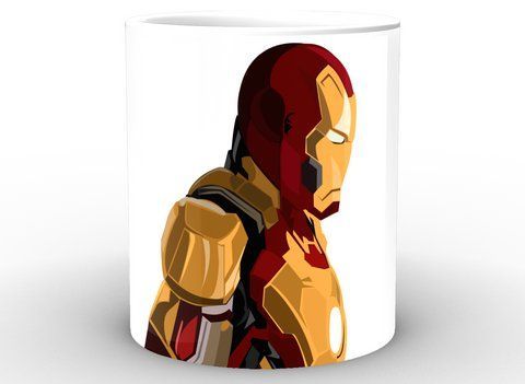 Кружка GeekLand Железный Человек Iron Man минимализм IM.02.036 1757922655 фото