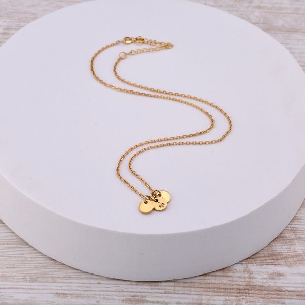 Серебряное колье с позолотой 925 Gold 40см+5см 2687744720 фото