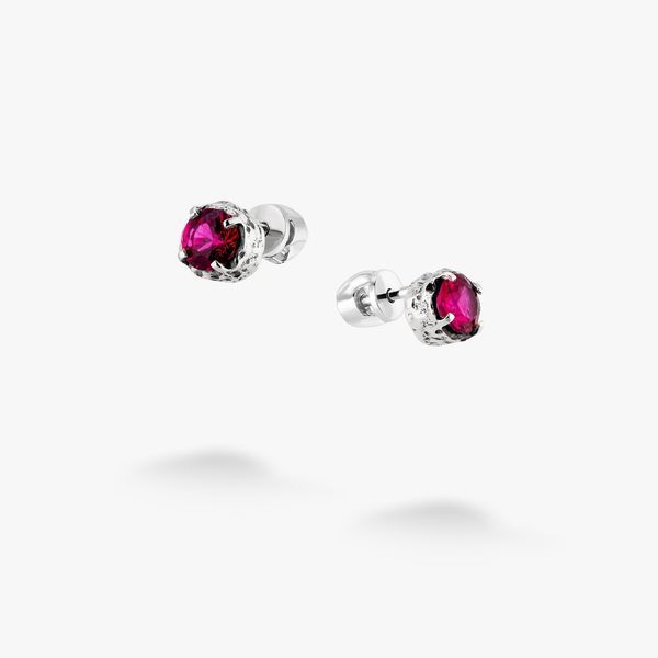 Пусеты Цефеида Fuchsia 925 Zirkon 2749348277 фото