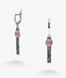 Серьги этнические серебряные с орнаментом Гаивка Light Amethyst 925 Птах 153-S01-5145s фото 1