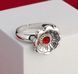 Кольцо серебряное в форме цвека Калачик 925 16-17 размер 190-S08-5176k фото 1