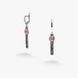 Серьги этнические серебряные с орнаментом Гаивка Light Amethyst 925 Птах 153-S01-5145s фото 2