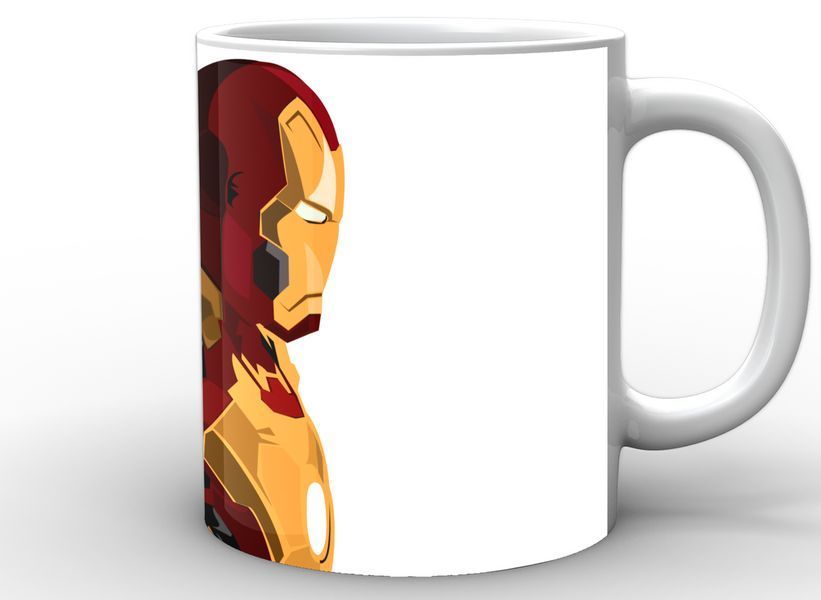 Кружка GeekLand Железный Человек Iron Man минимализм IM.02.036 1757922655 фото