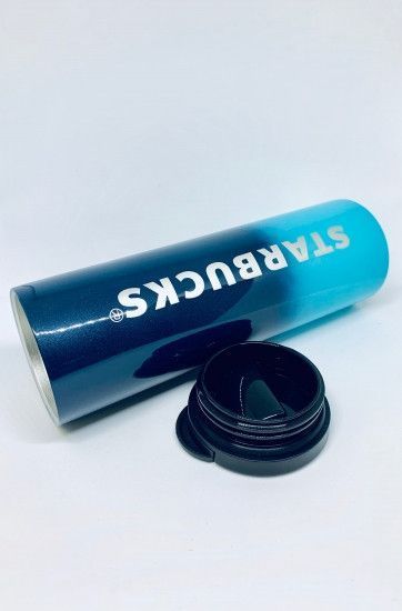 Термокухоль глянсовий з блискітками Starbucks 473 мл (Blue) 2355726510 фото