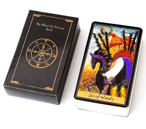 Карты Таро Колесо Фортуны The Wheel of Fortune Tarot 10.2х6 см 2569389091 фото