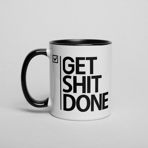 Кружка "Get Shit Done", англійська HM-3 фото