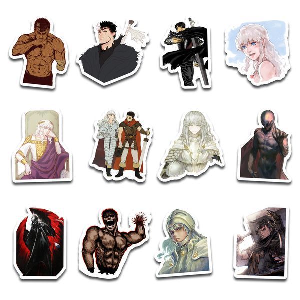 Стікерпак Набір наклейок GeekLand Берсерк Berserk 45 штук SP B 01 SP B 01 фото