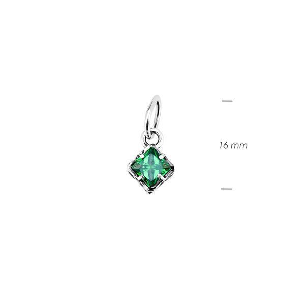 Кулон срібний Ліриди Emerald 925 Zirkon 2915903410 фото