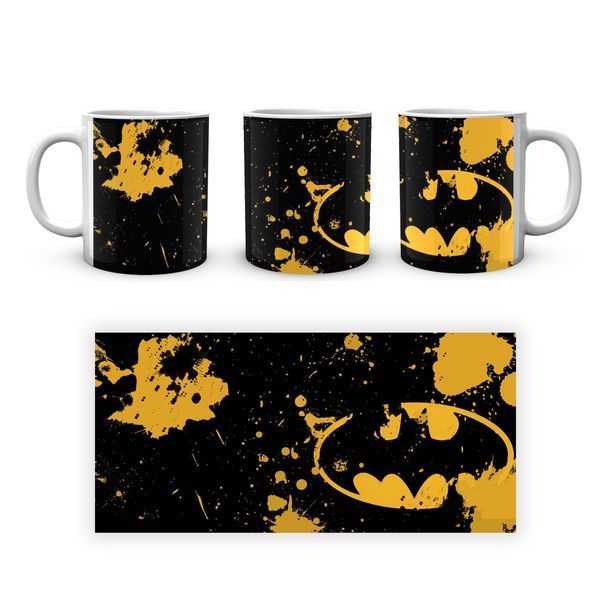 Кухоль GeekLand білий Бетмен Batman Бетмен Лого в фарбі BM.02.345 BM.02.345 фото