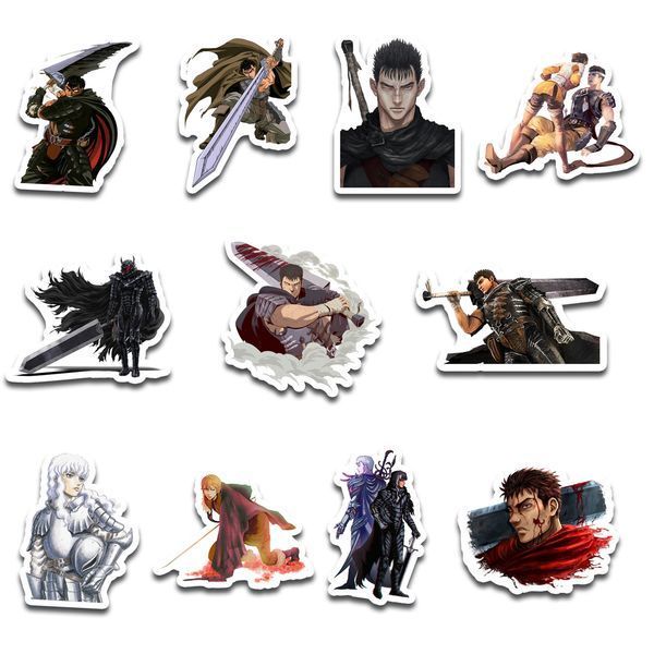 Стікерпак Набір наклейок GeekLand Берсерк Berserk 45 штук SP B 01 SP B 01 фото