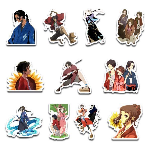 Стикерпак Набор наклеек GeekLand Самурай Чамплу Samurai Champloo 45 штук SP SH 01 SP VS 01 фото