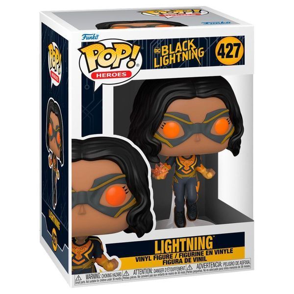 Фігурка Funko Pop Фанко Поп ДС Чорна Блискавка Блискавка DC Black Lightning Lightning 10 см DC BL L 427 DC BL L 427 фото