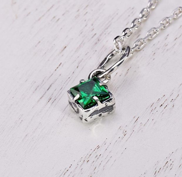 Кулон срібний Ліриди Emerald 925 Zirkon 2915903410 фото