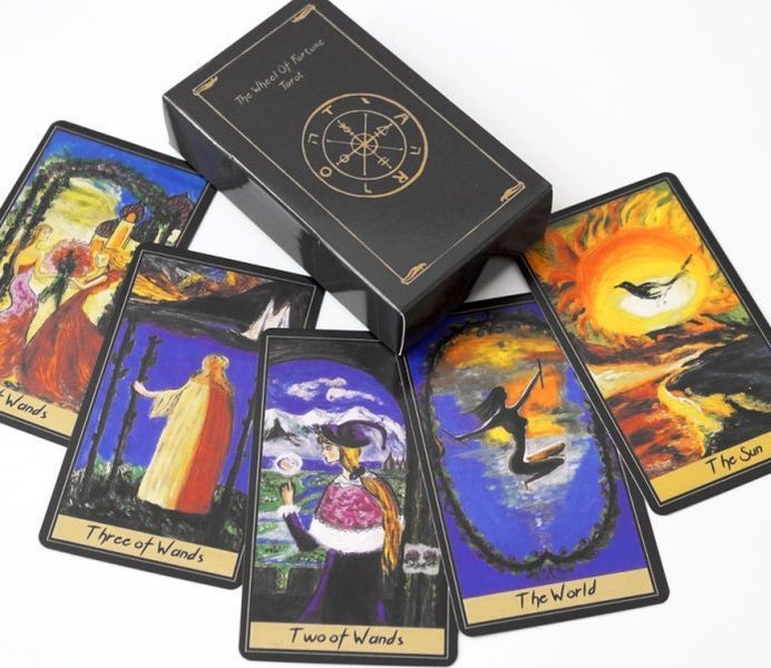 Карты Таро Колесо Фортуны The Wheel of Fortune Tarot 10.2х6 см 2569389091 фото