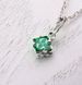 Кулон срібний Ліриди Emerald 925 Zirkon 2915903410 фото 2