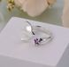 Кольцо с птицей Благовещение Ametist 925 Zircon 20-20,5 размер 2759415424 фото 1