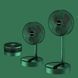 Складной вентилятор аккумуляторный на ножке Telescopic Folding Fan с USB зарядкой Green 2580116614 фото 3