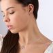 Сережки пусети срібні у формі птиці Соловейко Amethyst 925 Zirkon 2508339946 фото 7