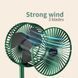 Складной вентилятор аккумуляторный на ножке Telescopic Folding Fan с USB зарядкой Green 2580116614 фото 2
