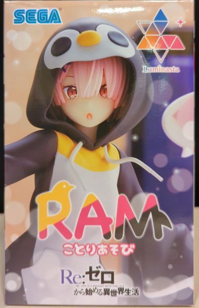 Фигурка Sega&nbsp;Luminasta&nbsp;Жизнь с нуля в альтернативном мире Рэм Re:Zero Ram 19 см SG L RZ R SG L RZ R фото