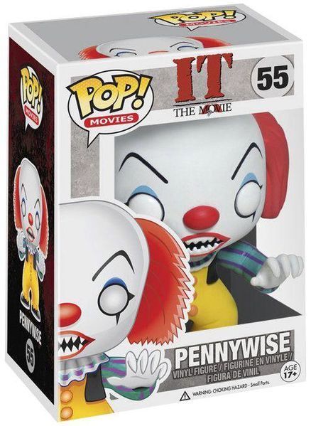 Фігурка Funko Pop Фанко Поп клоун Пеннівайз&nbsp;Pennywise&nbsp;Воно&nbsp;1990 року It&nbsp;Stephen&nbsp;King 10см&nbsp;IT PW 55 2574005171 фото