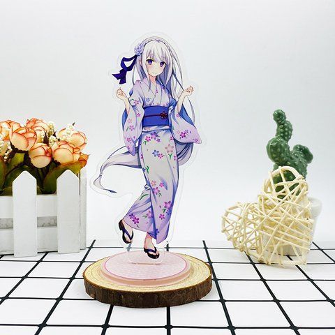 Акриловая фигурка Жизнь с нуля в альтернативном мире Эмилия Re:Zero Emilia 10 см 2580056947 фото