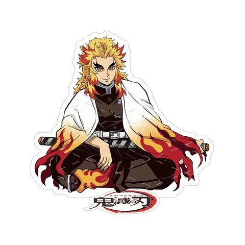 Акриловая фигурка Клинок, рассекающий демонов Ренгоку Demon Slayer: Kimetsu no Yaiba Rengoku 16 см 2454090087 фото
