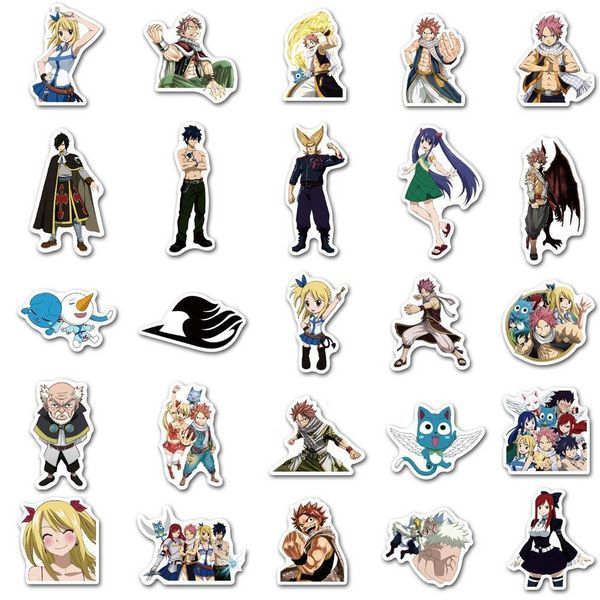 Стикерпак Хвост Феи Набор наклеек GeekLand Fairy Tail 50 штук 2881874832 фото