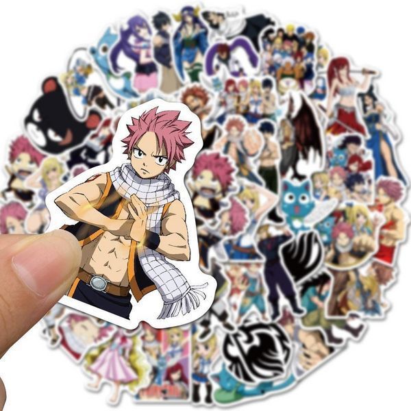 Стикерпак Хвост Феи Набор наклеек GeekLand Fairy Tail 50 штук 2881874832 фото